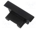 Cap for LED profiles; black; ABS; Application: BEGTIN12; V: GEN2
