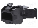 Terminals cover; male; for panel mounting,snap fastener; ways: 2