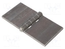 Hinge; Width: 120mm; steel; H: 60mm; V: without coating,for welding