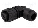Connector: circular; plug; PIN: 4; female; screw terminal; 400V; 16A