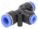 Push-in fitting; reductive,T-tap splitter; -0.95÷15bar; PBT