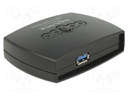 Switch; black; plastic; Input: USB B socket x4; Out: USB A socket