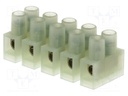 Terminal block; screw terminal; ways: 5; 2.5mm2; terminals: 10