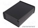 Enclosure: multipurpose; TEKAM; X: 106mm; Y: 145mm; Z: 45mm; black