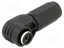 Connector: DC supply; plug; ES-350A; PIN: 1; for cable; crimped
