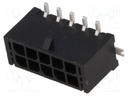 Socket; wire-board; male; MF30; 3mm; PIN: 10; SMT; on PCBs; 5A; tinned