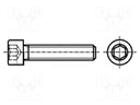 Screw; M3x6; DIN: 912; Head: cheese head; imbus; steel; black finish
