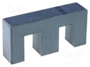 Core: ferrite; E; Mat: 3F3; 1600nH; 11g; 4000mm3; 60mm2; A: 30.8mm