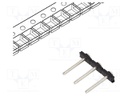 Connector: pin strips; pin header; PIN: 3; SMT; 7A; 300V; straight
