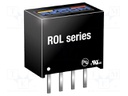 Converter: DC/DC; 0.5W; Uin: 10.8÷13.2V; Uout: 5VDC; Iout: 100mA