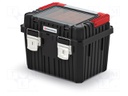 Toolbox; 445x360x337mm; polymer; HEAVY; 25kg