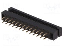IDC transition; PIN: 26; THT; for ribbon cable; 1mm; Layout: 2x13