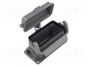 Han B Base SM LC 1 Lever Metal Cover