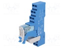 Relay: interface; DPDT; Ucoil: 24VDC; 8A; 8A/250VAC; 8A/30VDC; 350VA