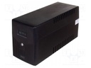 Power supply: UPS; 1200W; 2000VA; 230VAC; 198x158x380mm; 9Ah; 2÷6ms