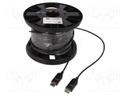 Cable; DisplayPort 1.4,HDCP 2.2,optical; 50m; black