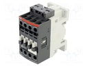 Contactor: 4-pole; NO x4; 100÷250VAC; 100÷250VDC; 3A; DIN,on panel