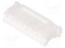 Plug; wire-board; female; 140; 2mm; PIN: 8; w/o contacts; for cable