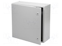 Enclosure: wall mounting; X: 600mm; Y: 600mm; Z: 250mm; AE; IP66; IK08
