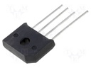 Single-phase bridge rectifier; Urmax: 50V; If: 10A; Ifsm: 250A; KBU
