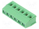 Connector: PCB terminal block; terminal; Plating: tinned; on PCBs