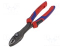 Pliers; ergonomic two-component handles; Pliers len: 200mm