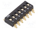 Switch: DIP-SWITCH; Poles number: 7; OFF-ON; 0.025A/24VDC; Pos: 2/7