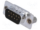 D-Sub; PIN: 9; male; straight; THT; Locking: screws; UNC4-40; 250V