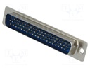 D-Sub HD; PIN: 62; plug; male; straight; soldering; for cable