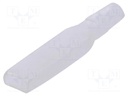 Terminals cover; 6.5mm; Ø: 3.5mm; straight; L: 37mm; Mat: PVC