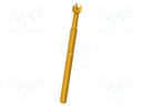 Needle-like test probe; Operational spring compression: 2.7mm