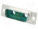 Special D-Sub; PIN: 7(2+5); plug; male; w/o special terminals