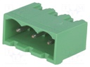 Pluggable terminal block; Contacts ph: 5.08mm; ways: 3; straight