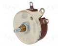 Potentiometer: shaft; single turn; 22Ω; 50W; 6.35mm; wirewound