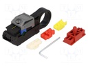 Stripping tool; Wire: coaxial; Øcable: 2.5÷7.6mm
