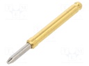 Test probe; Operational spring compression: 4.5mm; 5A; Ø: 1.8mm