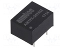 Converter: DC/DC; 1W; Uin: 21.6÷26.4V; 15VDC; Iout: 67mA; DIP8; 1.8g
