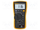Digital multimeter; LCD 3,75 digit (6000); I DC: 0,1u÷600uA