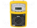 Analogue multimeter; LCD (4000),analogue,with a backlit; 500g