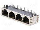 Socket; RJ45; PIN: 8; Cat: 5; Layout: 8p8c