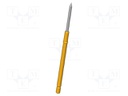 Test needle; Operational spring compression: 8mm; 5A; Ø: 1mm; 3N