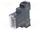 Timer; 0,3÷30s; DPDT; 250VAC/8A; 380÷415VAC; DIN; -20÷60°C; IP20