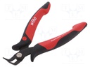 Pliers; curved,flat; 142mm; Series: Electronic