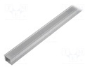 Profiles for LED modules; mat; surface,recessed; L: 1m; aluminium
