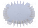 Heatsink; LED; Ø: 70mm; H: 10mm; 2.05K/W