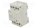 Contactor: 4-pole installation; 40A; 24VAC; 24VDC; NC x2 + NO x2