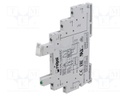 Socket; 6A; for DIN rail mounting; IP20; 98.5x6.2x85.5mm