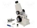 Meter: refractometer; 0÷95%,1,3÷1,7nD; 0÷70°C