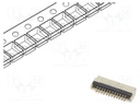 Connector: FFC (FPC); horizontal; PIN: 12; ZIF; SMT; 30V; 0.4A; H: 1mm