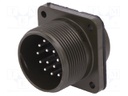 Connector: circular; Series: DS/MS; socket; male; PIN: 17; soldering